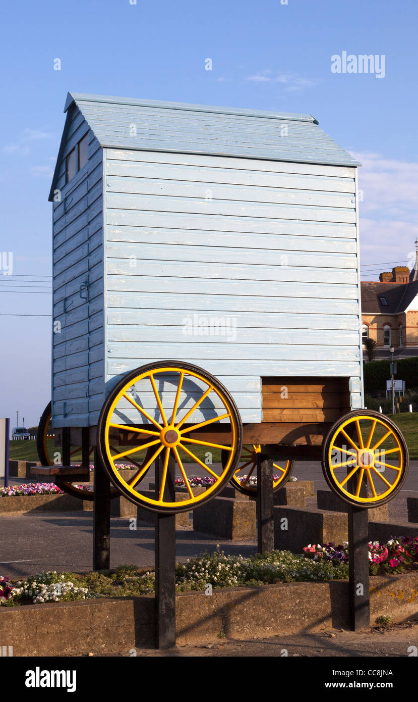 Bain Antique Hut North Devon Woolacombe Banque D'Images