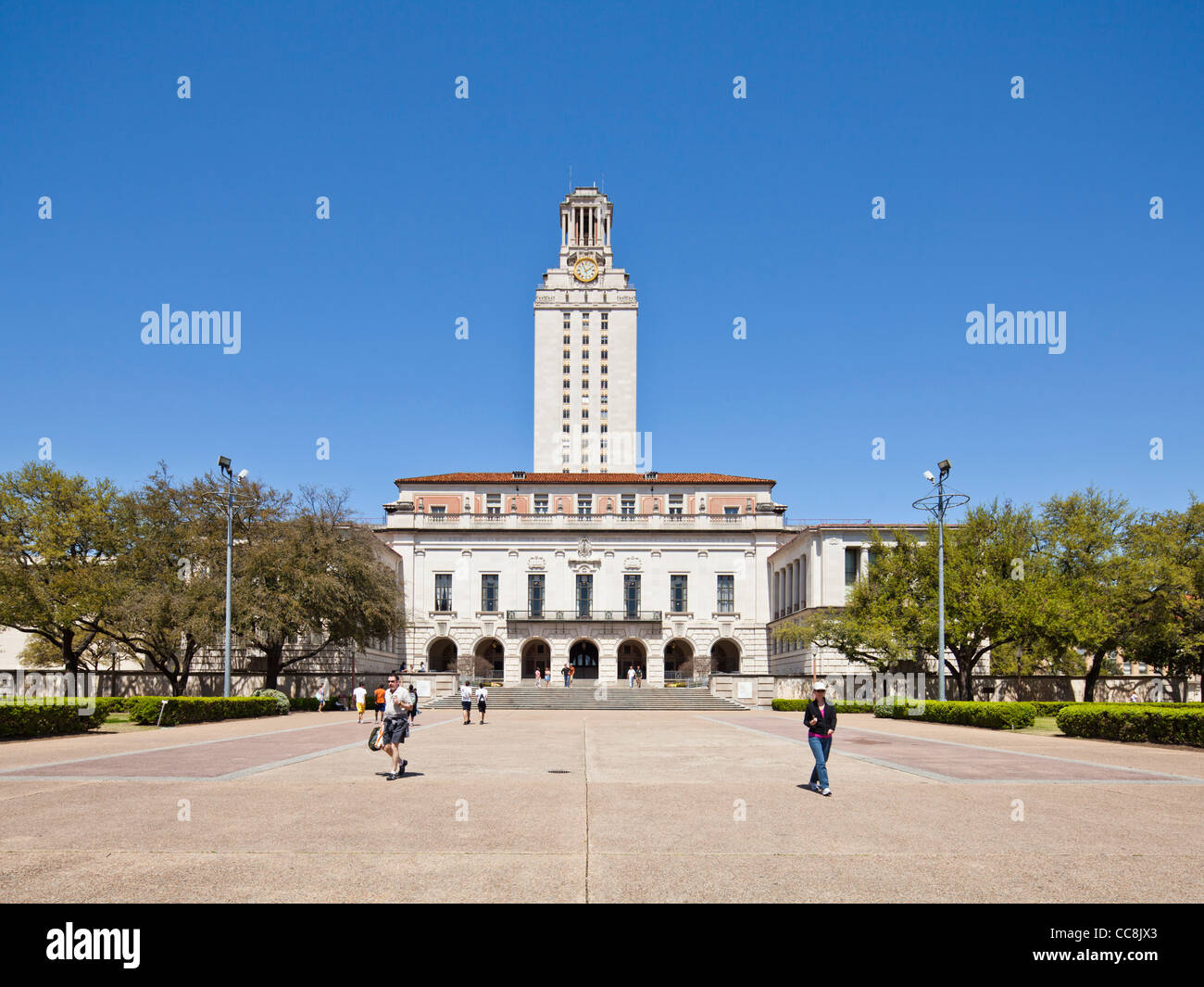 Bâtiment principal, Tour, Université du Texas Austin, TX Banque D'Images