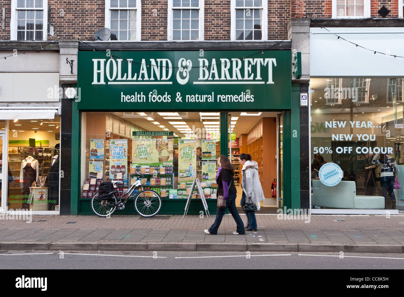 Holland & Barrett shop/ Banque D'Images