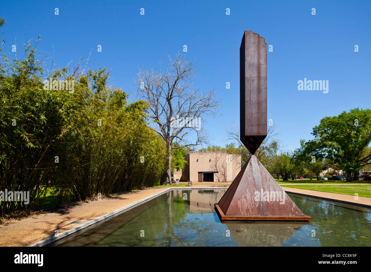 Broken Obelisk, Rothko Chapel, Houston, Texas Banque D'Images