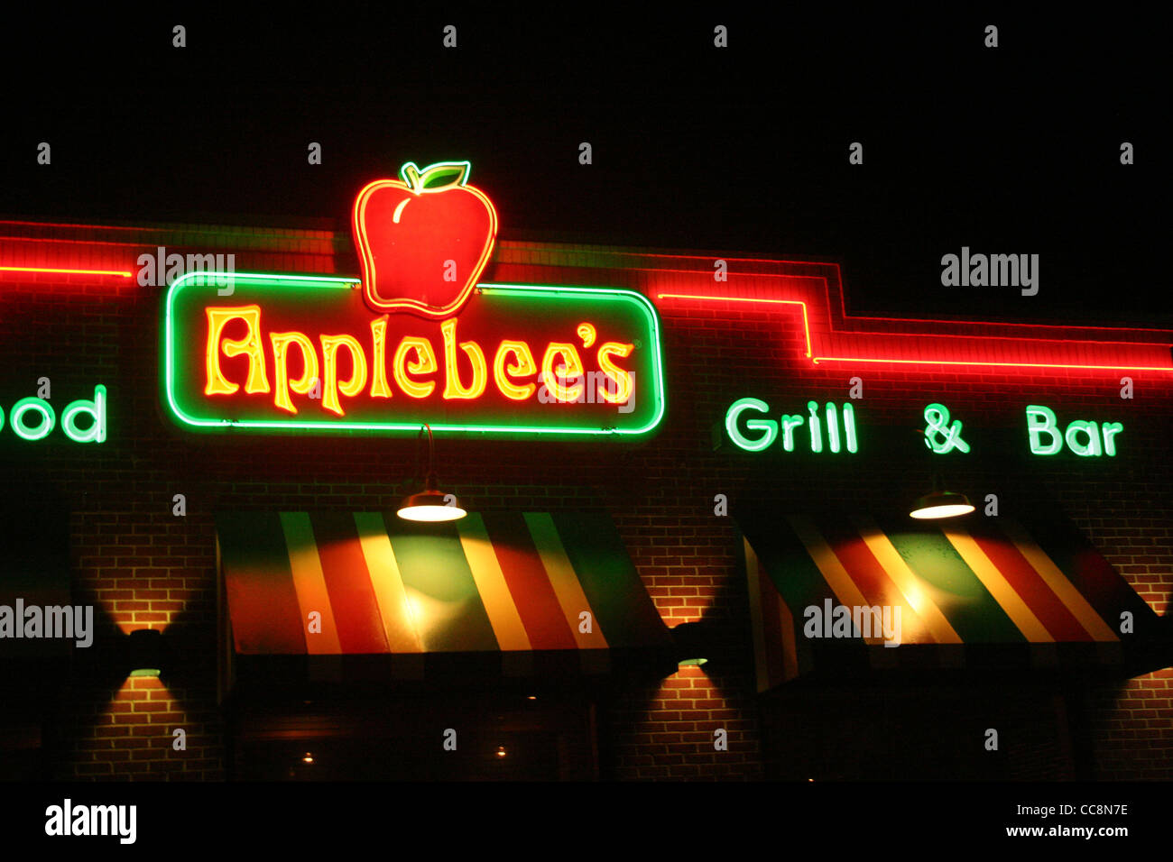 Nighborhood l'Applebee's Grill & Bar - Tyler, TX - Novembre 2011 Banque D'Images
