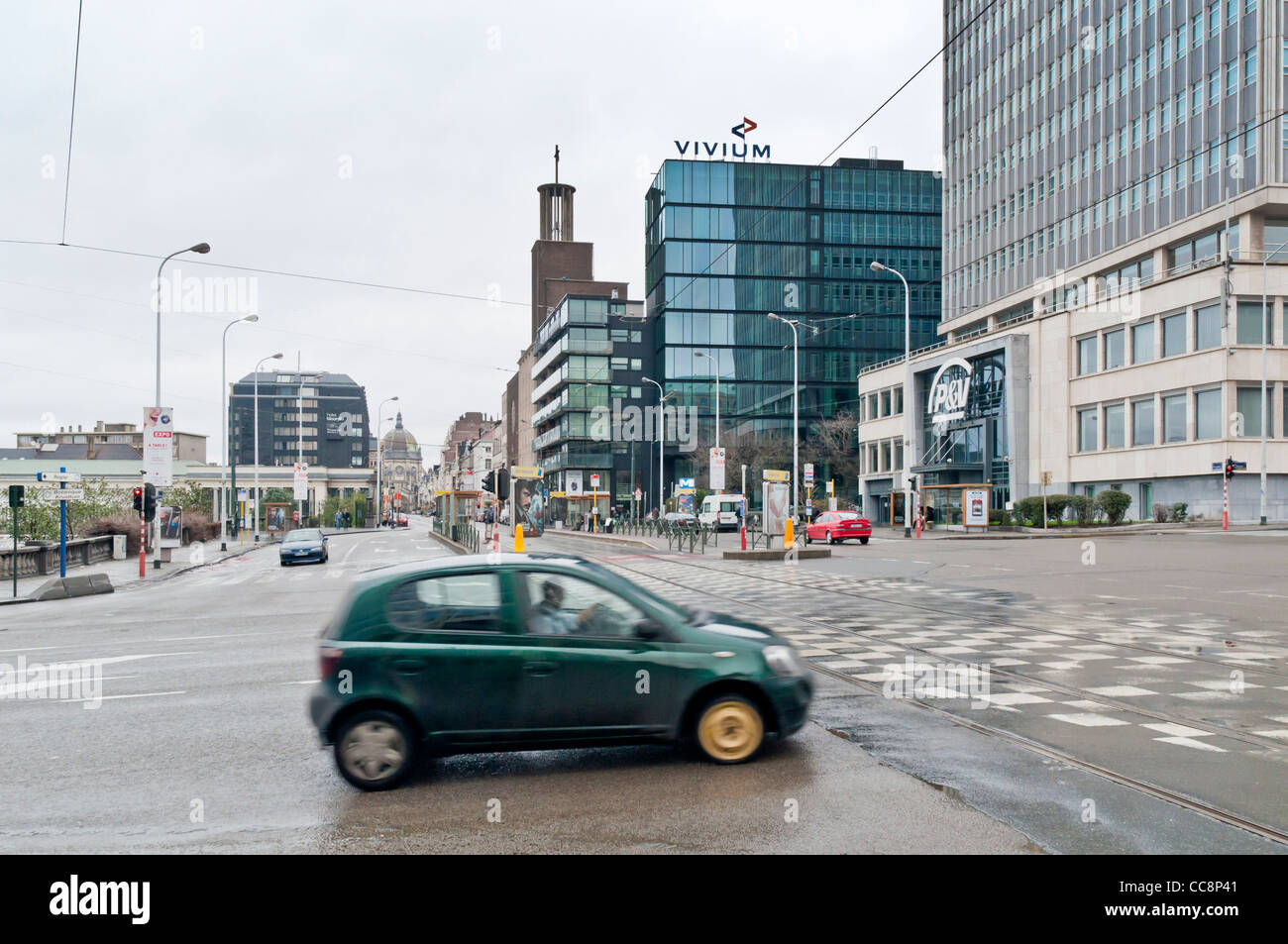 Rue Royale - Koningstraat Banque D'Images