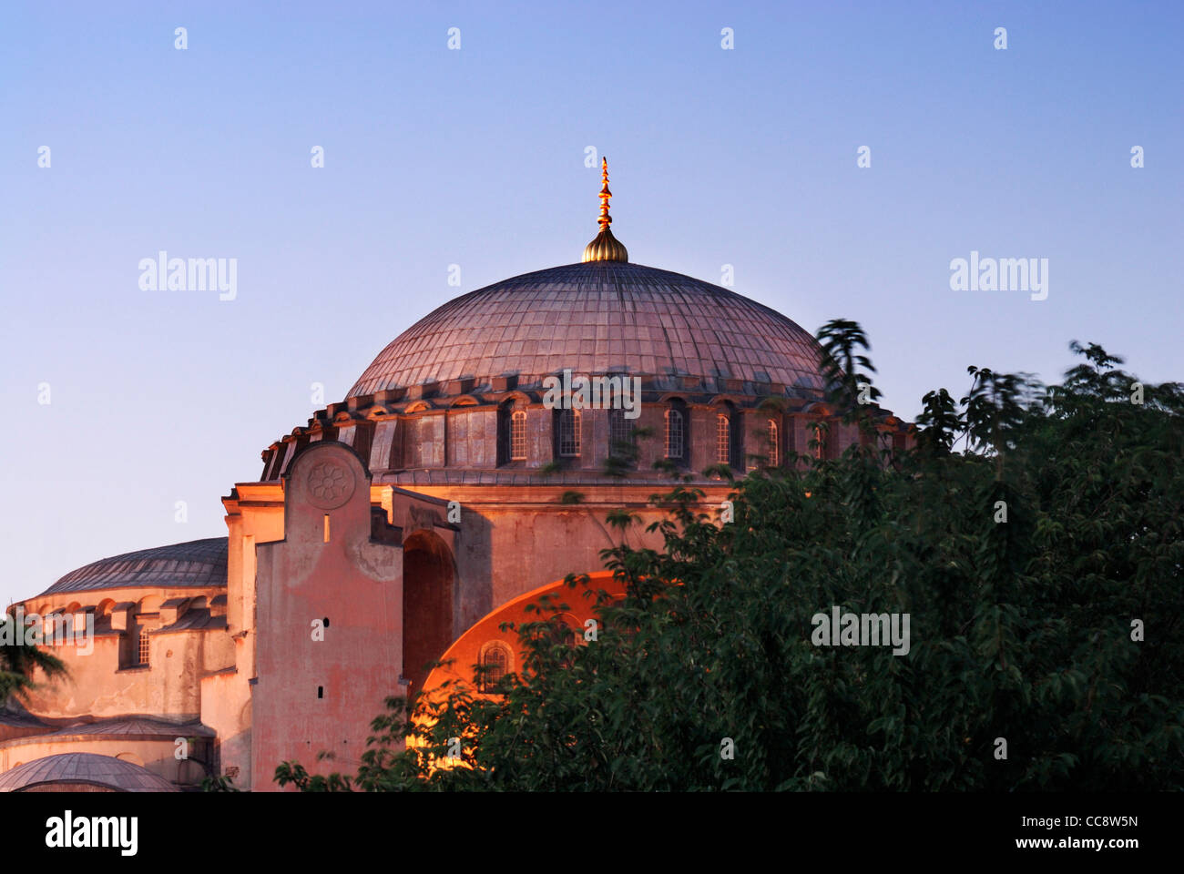 Sainte-sophie (Aya Sofia ) musée maintenant mosquée à Istanbul Turquie Banque D'Images