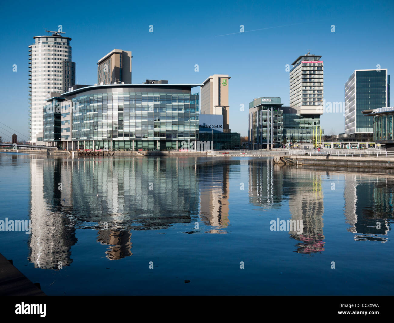 Salford Quays Manchester England UK Banque D'Images