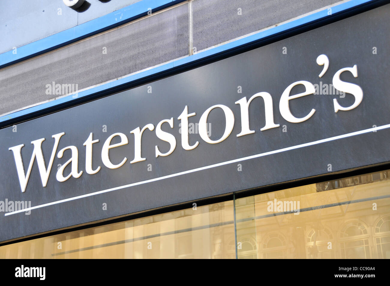 Waterstone's books librairie apostrophe Waterstones Banque D'Images