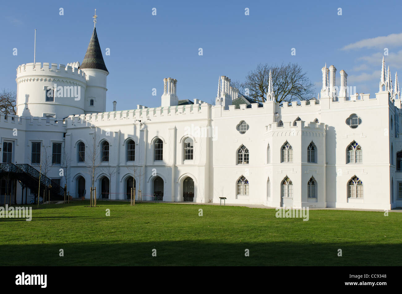 Strawberry Hill House home d'Horace Walpole. Banque D'Images