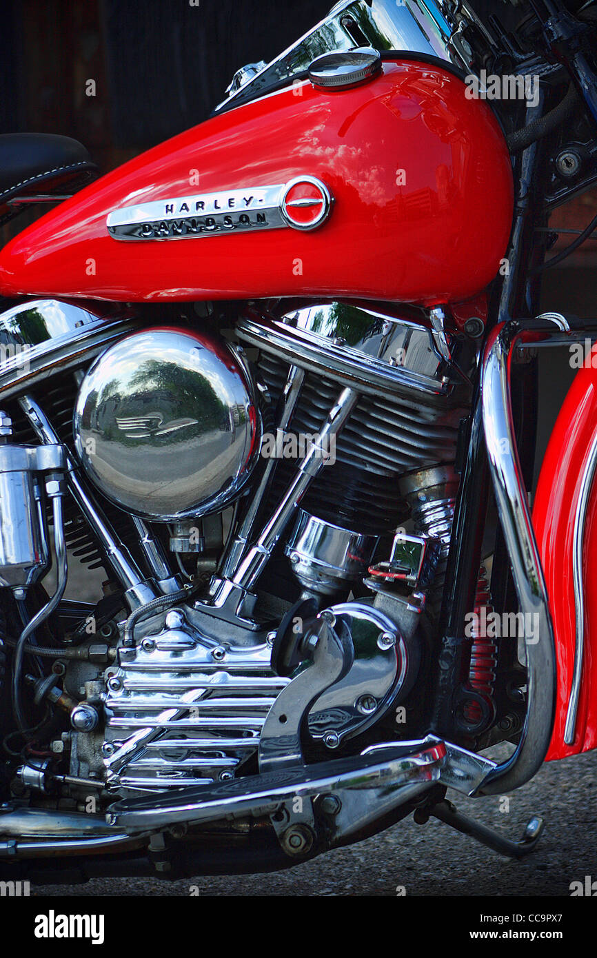 Harley Davidson 1948 FL Banque D'Images