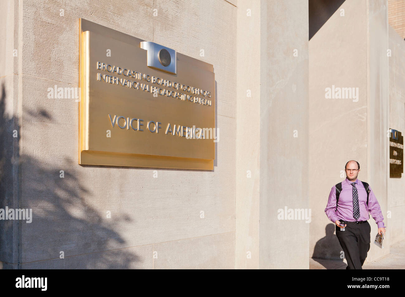 Bâtiment de la voix de l'Amérique Banque D'Images