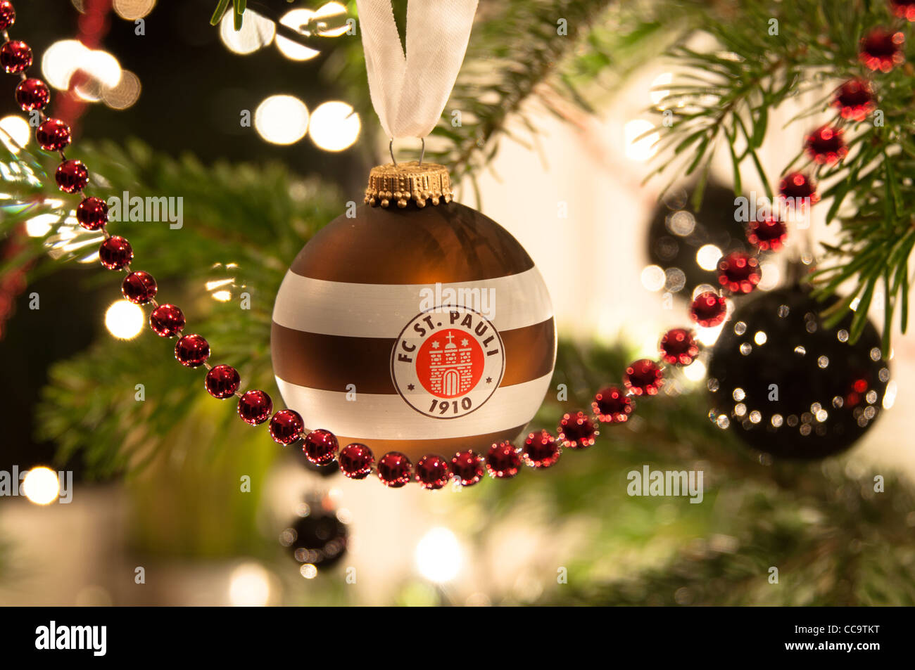 C St Pauli Boule De Noël Décoration De Noël Son