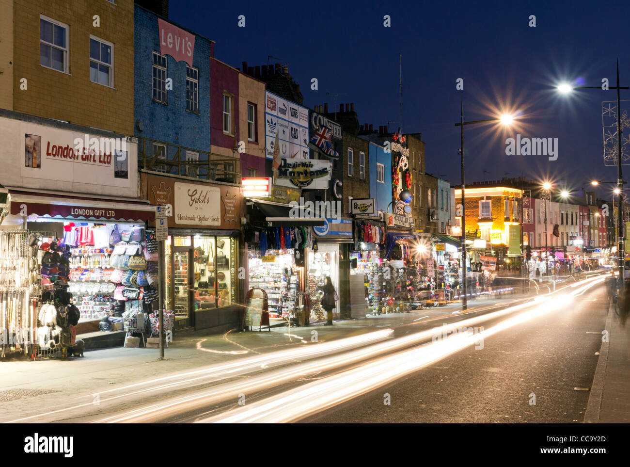 La ville de Camden High Street - London Banque D'Images