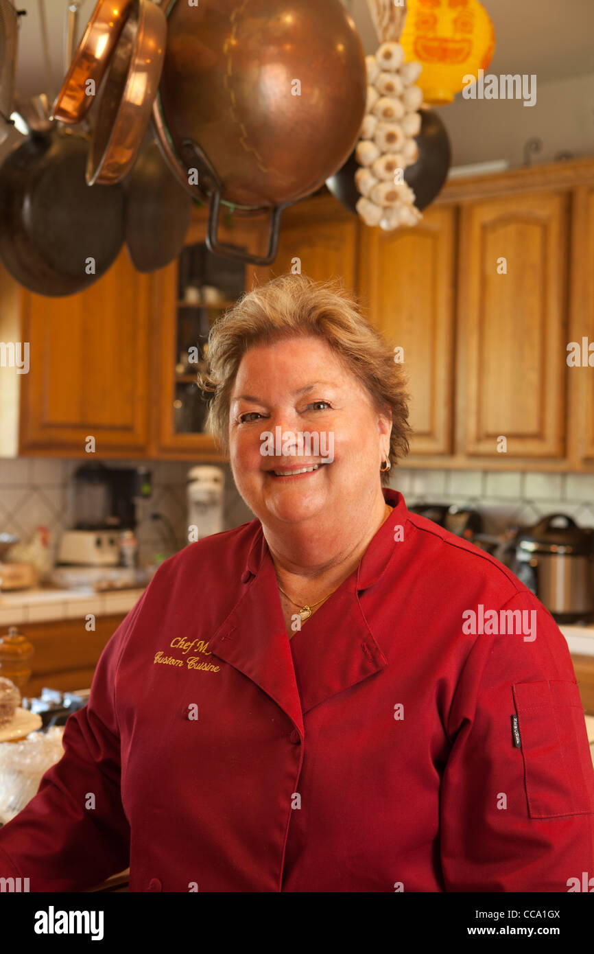 Chef Mary Jane Curry, Camarillo, Californie, États-Unis d'Amérique Banque D'Images