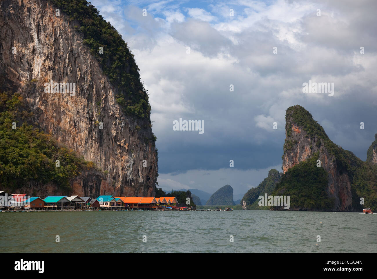 Ko Ko Panyi Village Kan Ping Phang Province mer Andaman Phuket Thaïlande Banque D'Images
