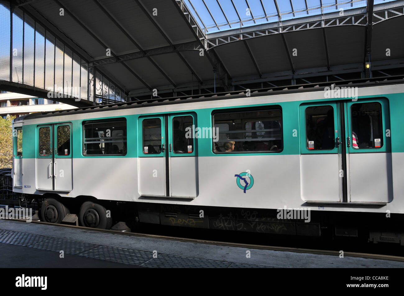 Métro Métro Paris France Banque D'Images