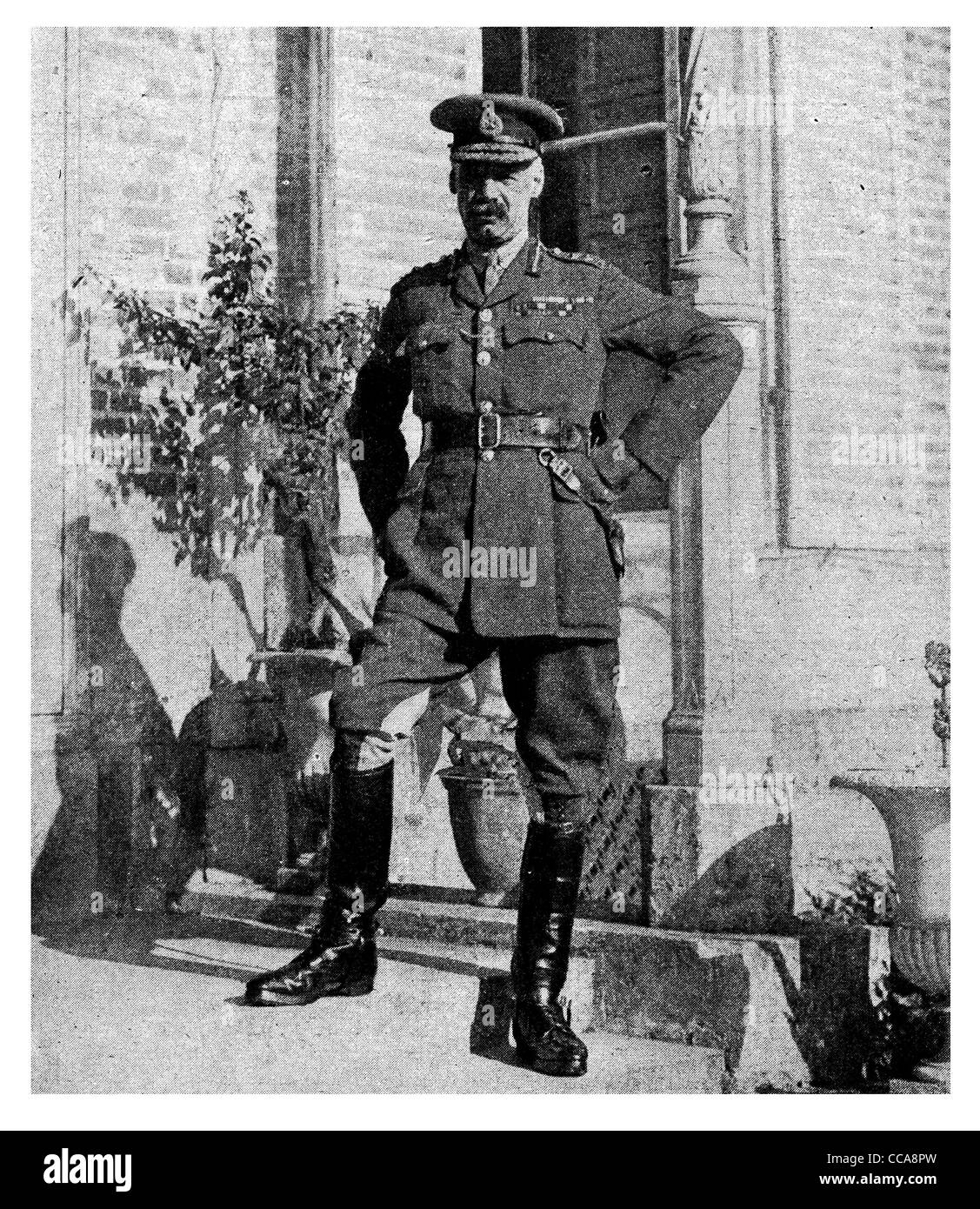 1916 Le Général Henry Seymour 1er baron Rawlinson Rawlinson commandant la 4e Division de la IV armée Somme Banque D'Images