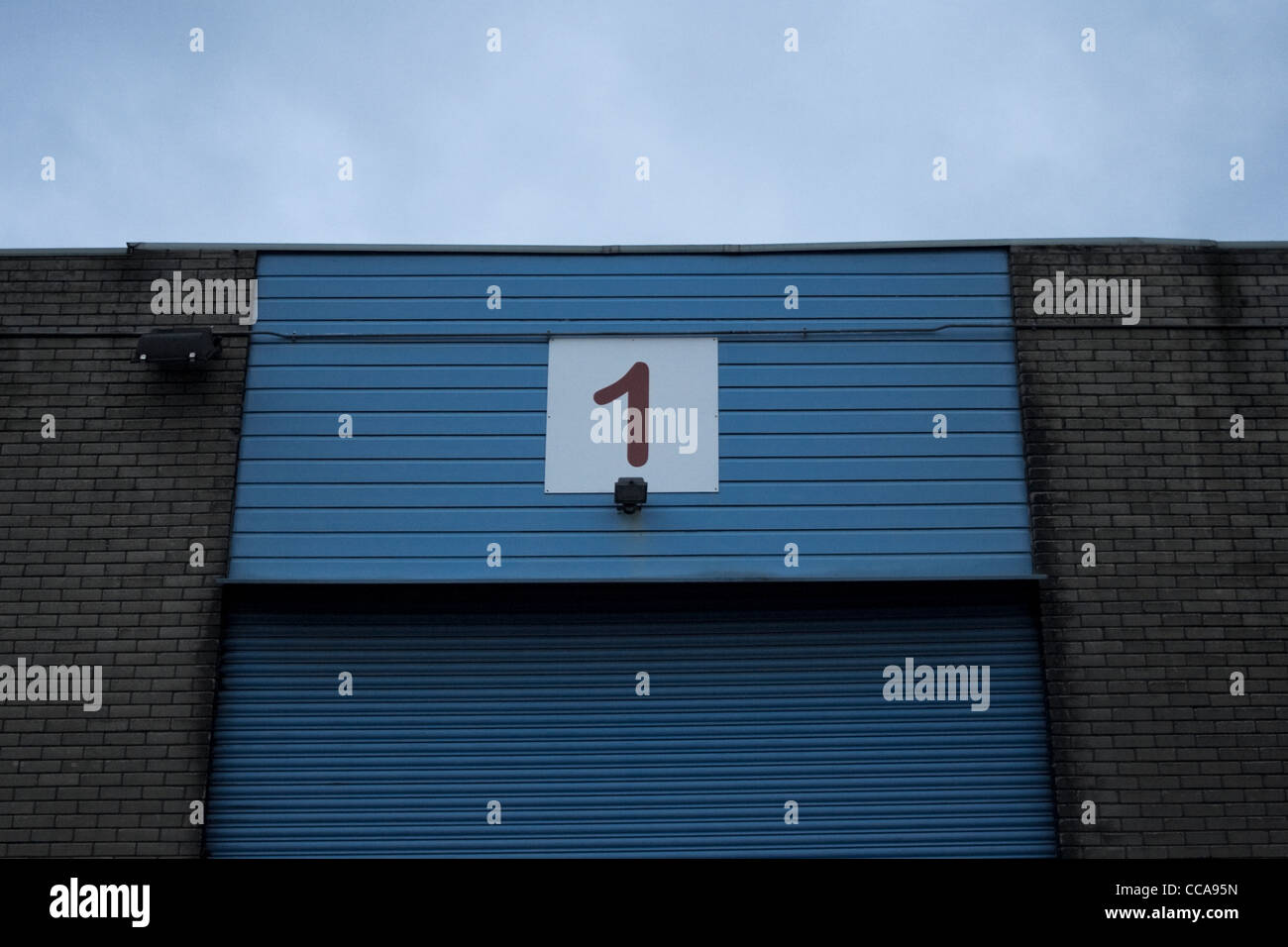 Numéro de l'unité industrielle 1. Banque D'Images