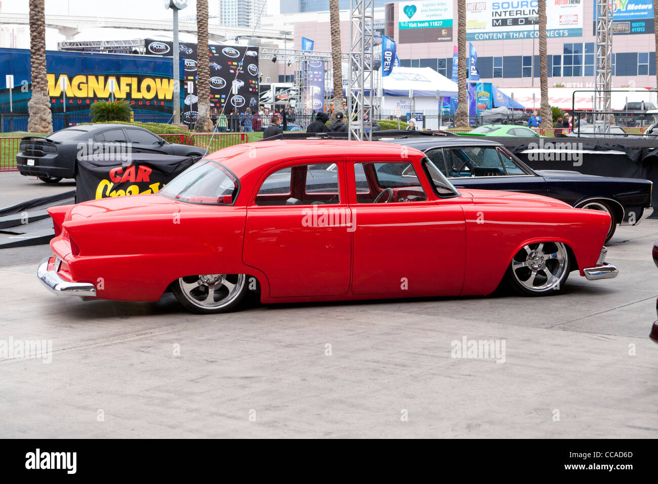 Reconstruit 50s Chevy low rider Banque D'Images