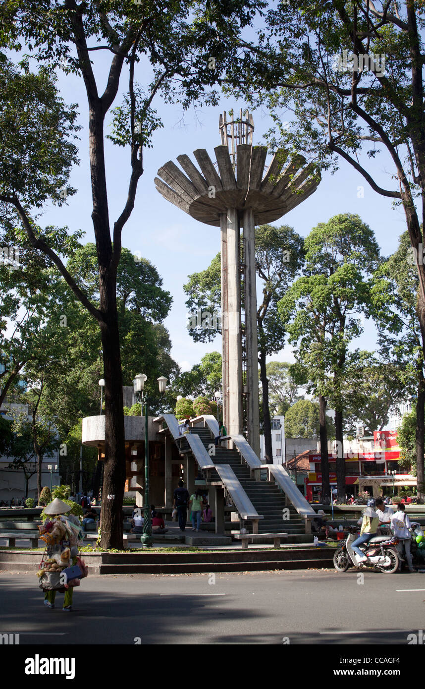 Avec le parc de sculptures insolites District 1 Ho Chi Minh City Vietnam Banque D'Images