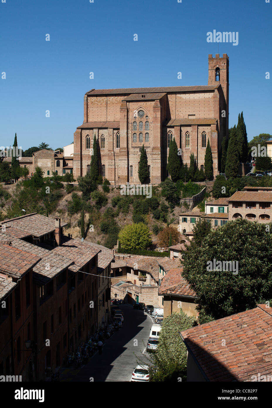 L'église de San Domenico, Sienne. L'Italie. Banque D'Images