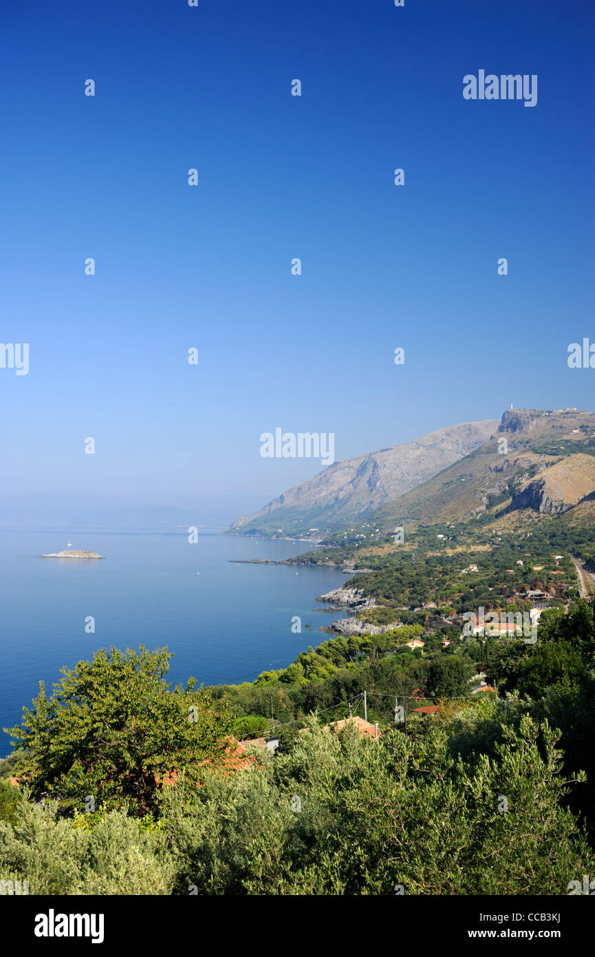 Italie, Basilicate, Maratea, côte Banque D'Images