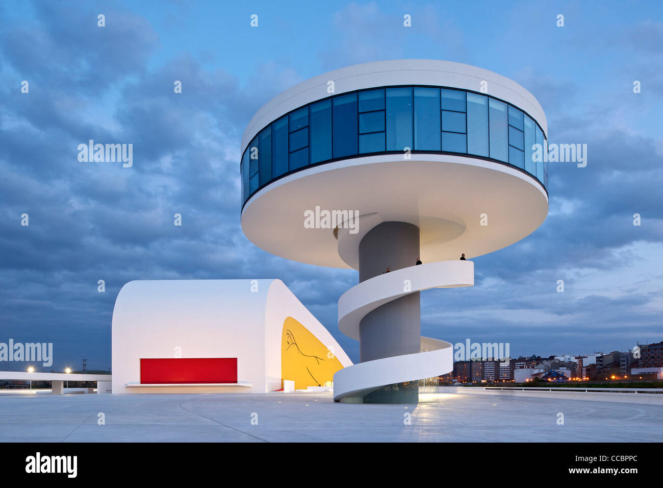 Centre NIEMEYER, Oscar Niemeyer, AVILES, ESPAGNE, 2011 Banque D'Images