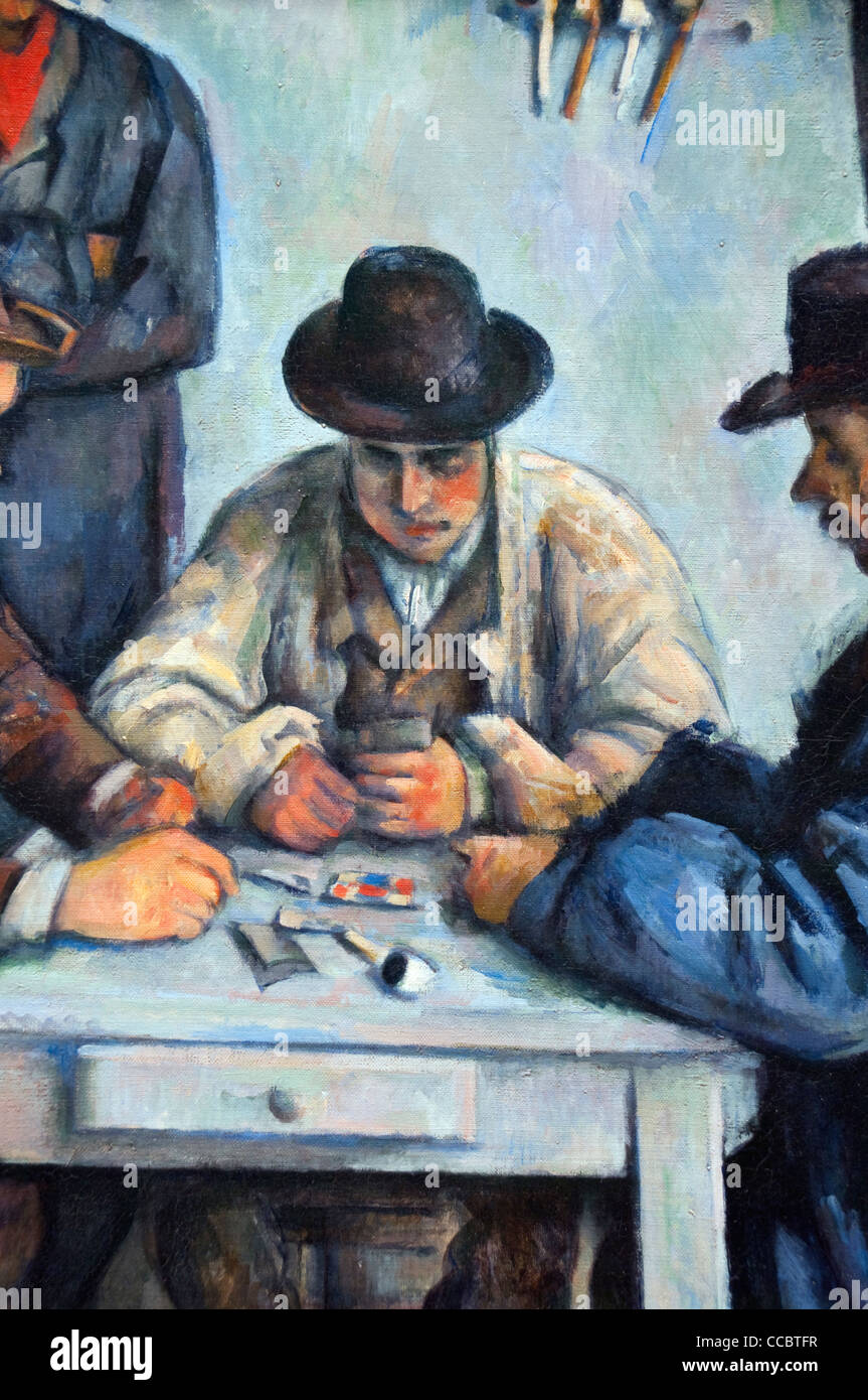 Trio De Joueurs De Cartes Albert Kessler – Figurines Lapins En Porcelaine