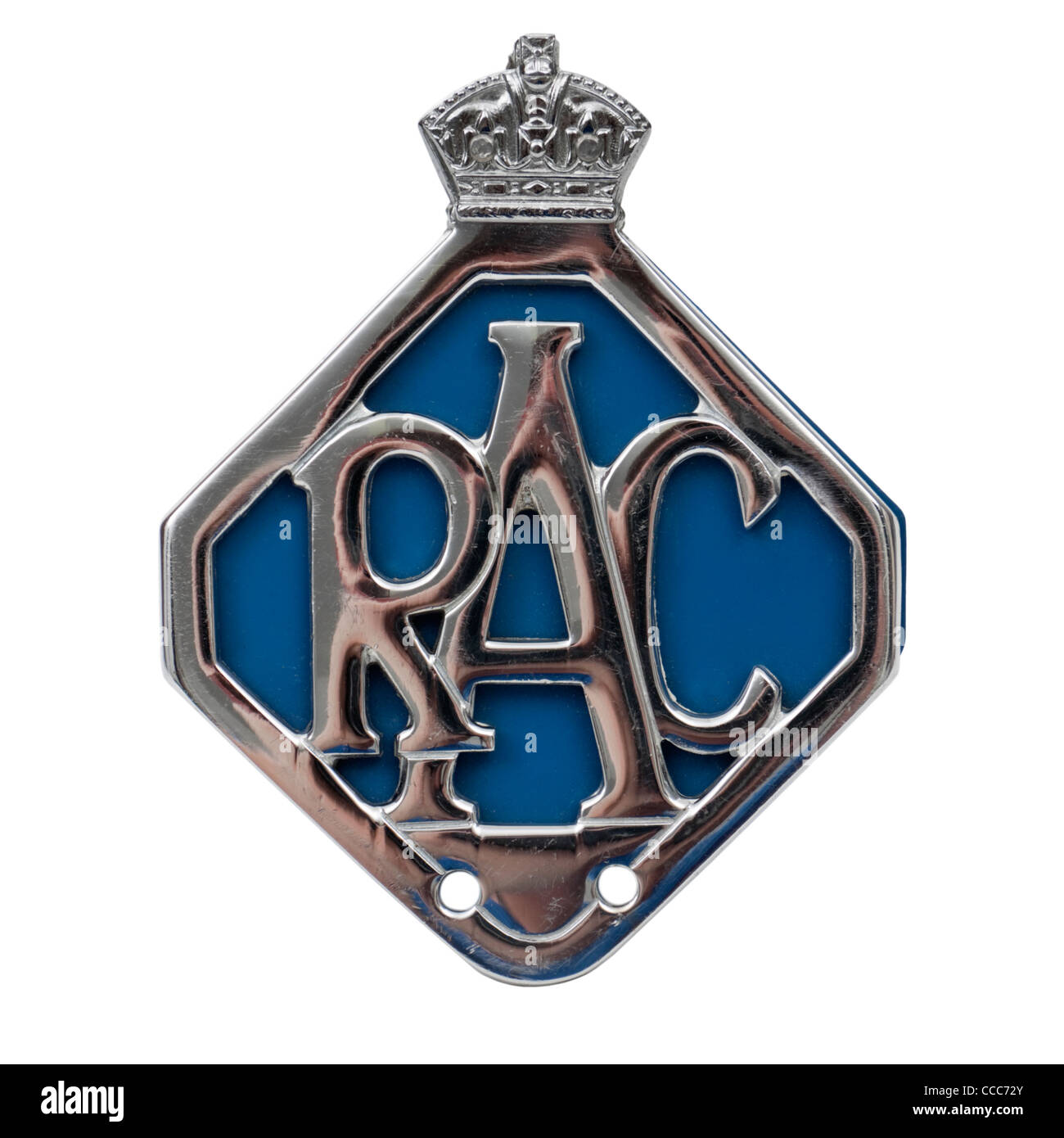 Royal Automobile Club (RAC) badge voiture par pincées de Londres Banque D'Images