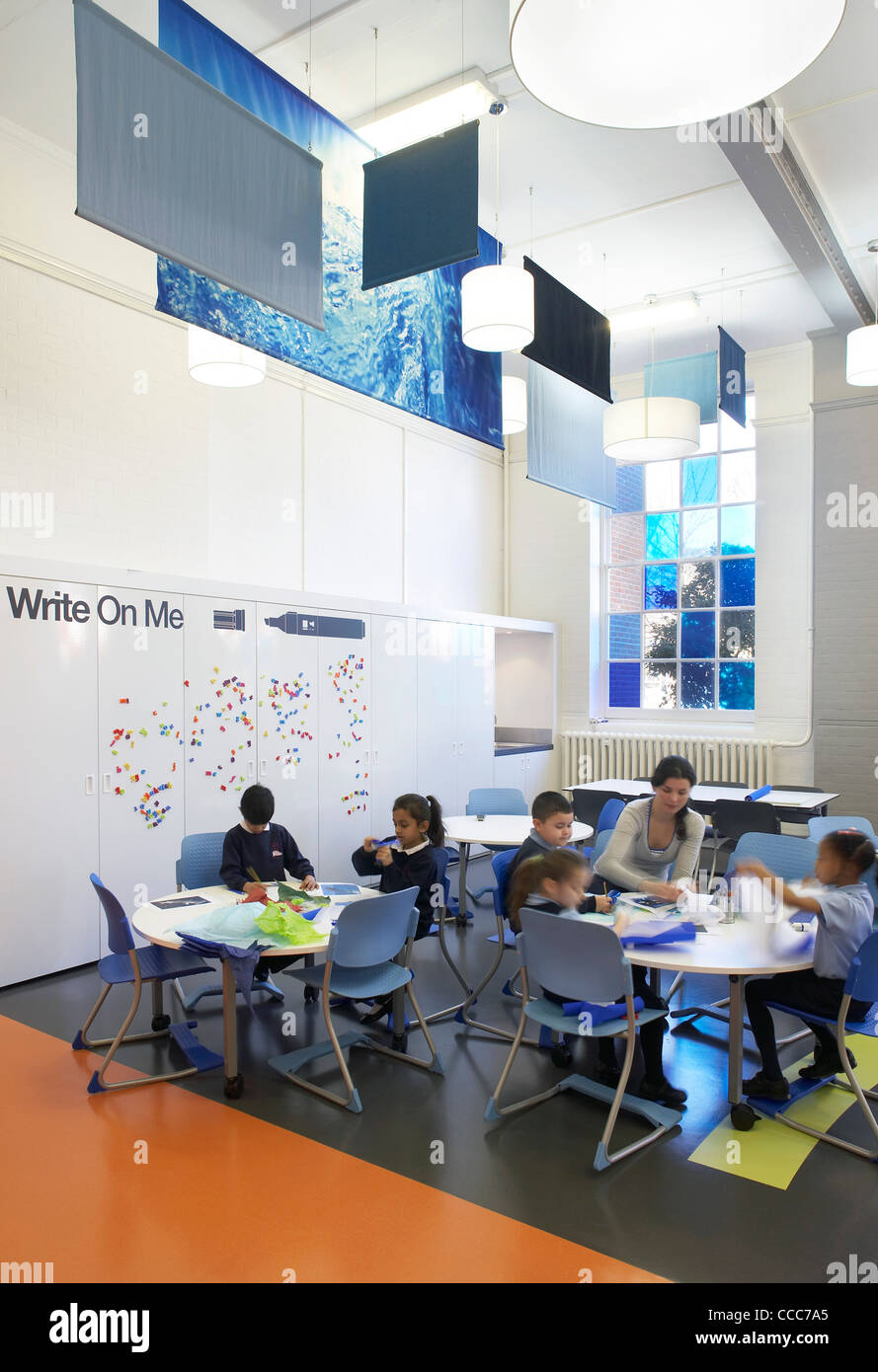 L'ÉCOLE PRIMAIRE DE WEST HILL, Wandsworth, Royaume-Uni, 2009 Banque D'Images