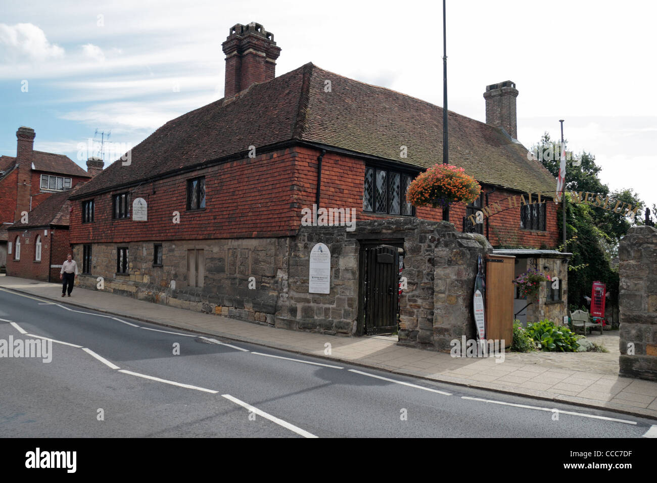 Vue extérieure de la bataille de la Musée de l'histoire locale dans la région de Battle, East Sussex, UK. Banque D'Images