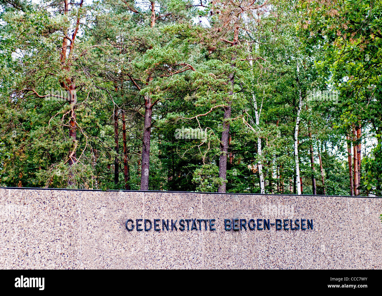 Konzentrationslager Bergen-Belsen Camp de concentration de Bergen-Belsen ; Banque D'Images