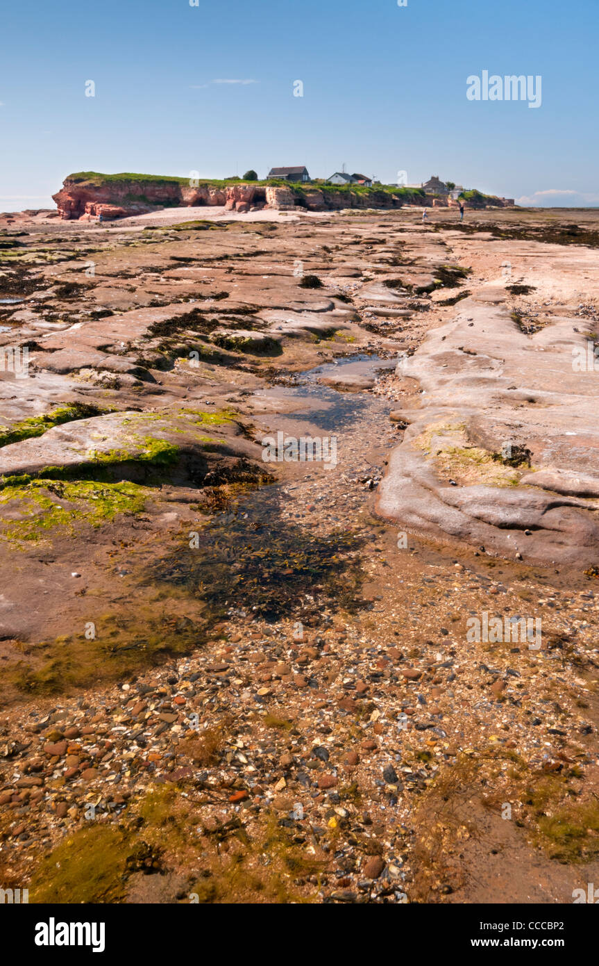 Hilbre Island, Dee estuaire, le Wirral, Merseyside, England, UK Banque D'Images