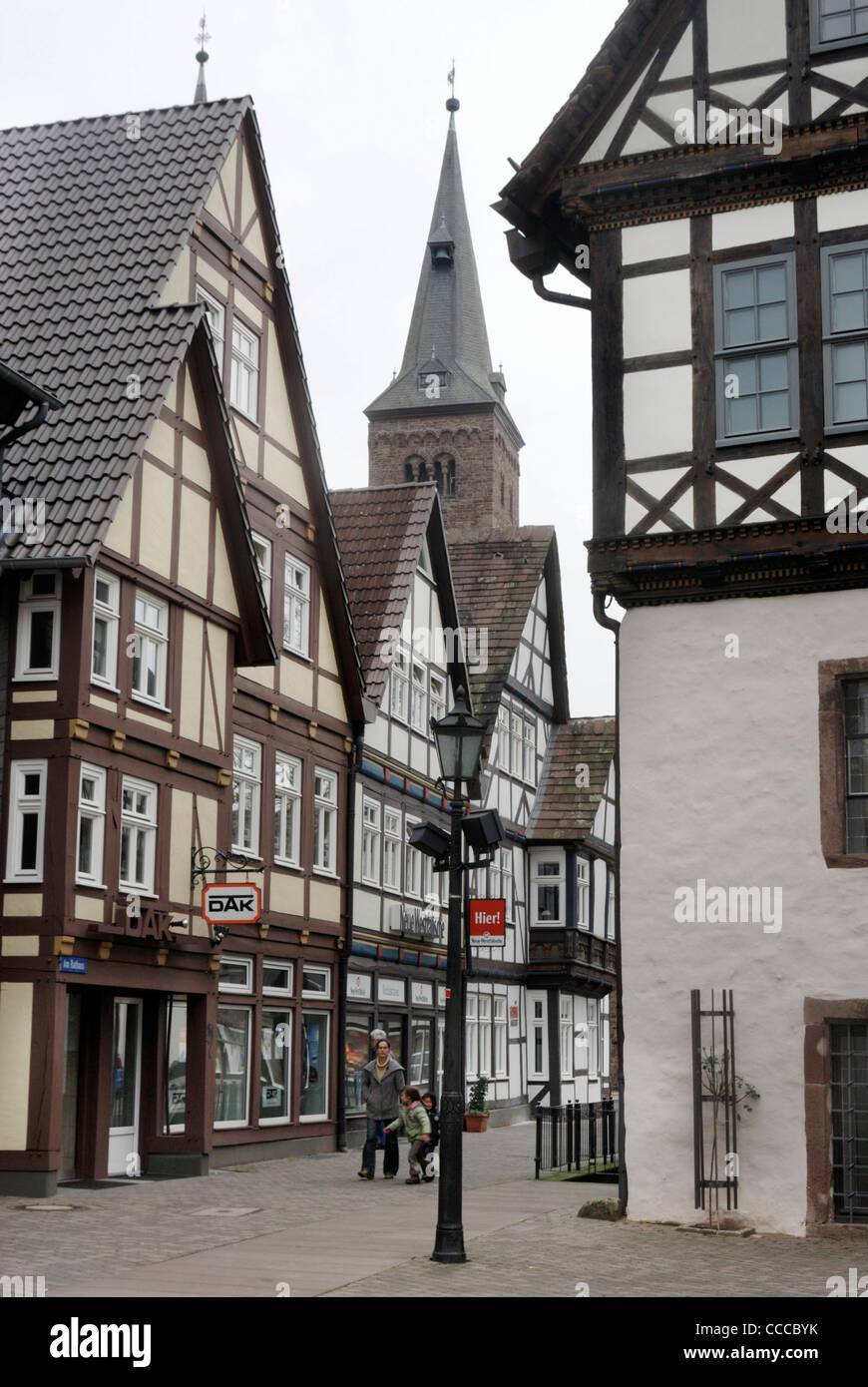 Hoxter Westphalie Allemagne Banque D'Images