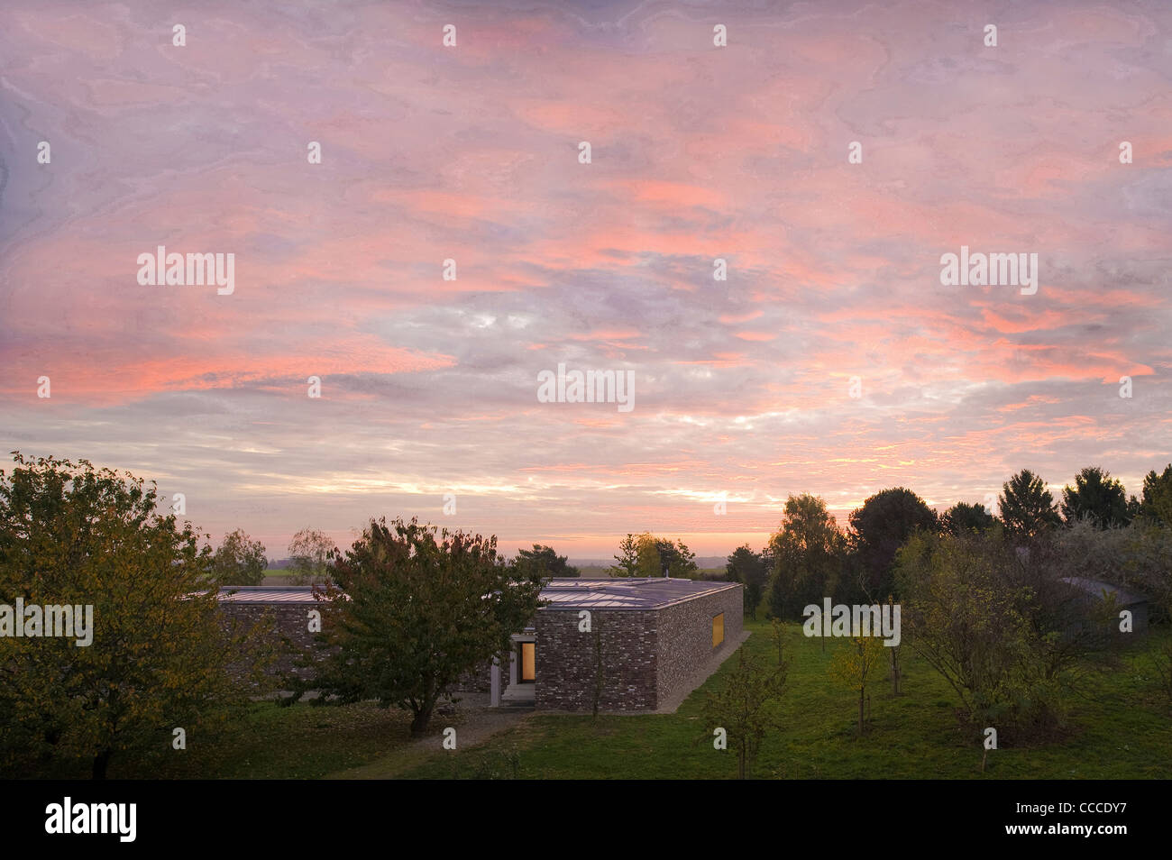 Museum Insel Hombroich, Alvaro Siza, Neuss, Allemagne, 2008 Banque D'Images