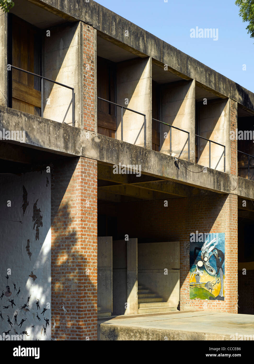 L'école d'architecture de l'université cept-Vue extérieure Banque D'Images