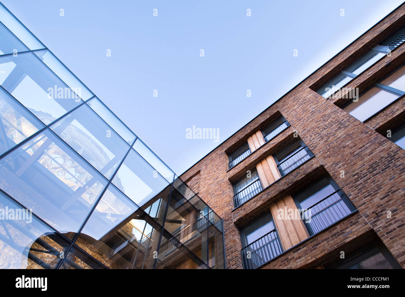 Clink street , Edward Cullinan Architects , , Londres , 2010 , regardant vers le haut Banque D'Images