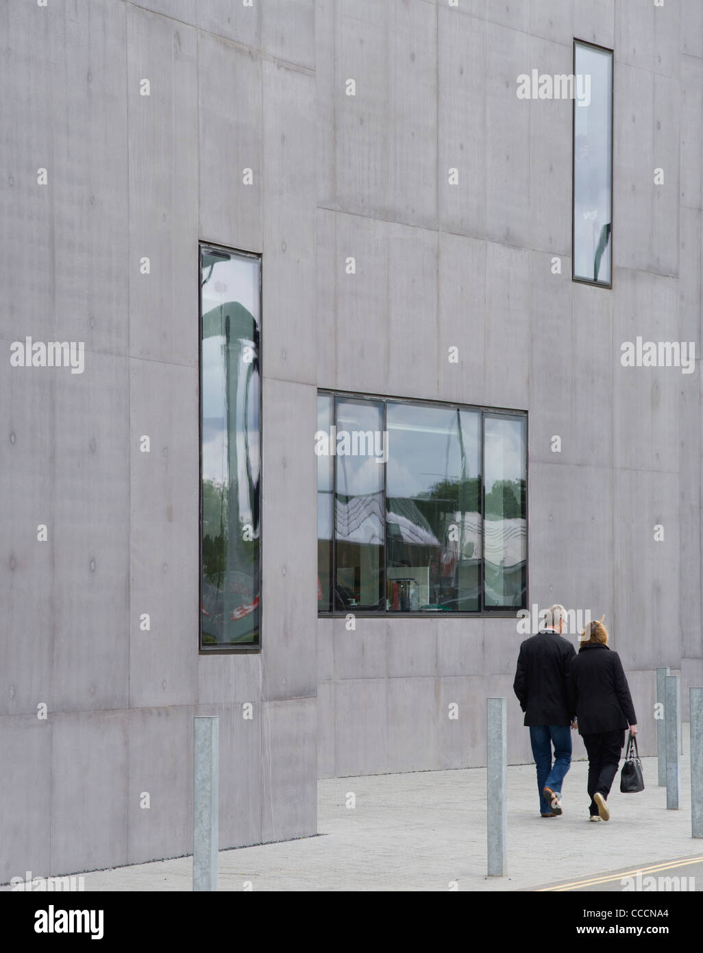 La hepworth wakefield, David Chipperfield architects, Wakefield, 2011, détail d'extérieur Banque D'Images