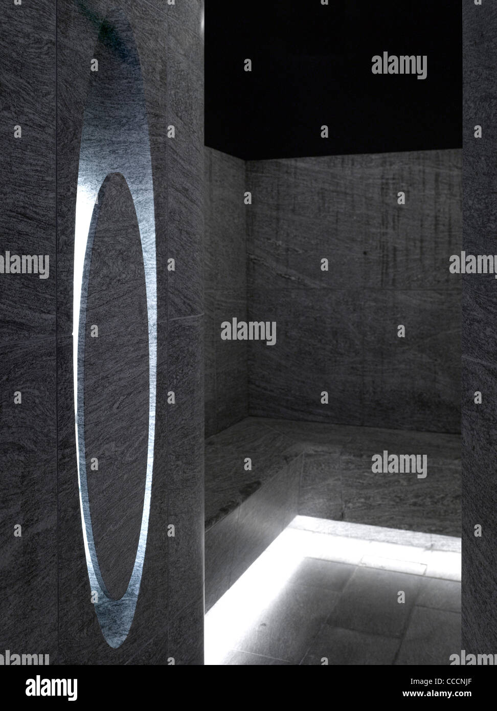 Le Spa, qui occupe la totalité du dixième étage, est réalisée par Eric Parry comme le couronnement du nouvellement transformé Banque D'Images