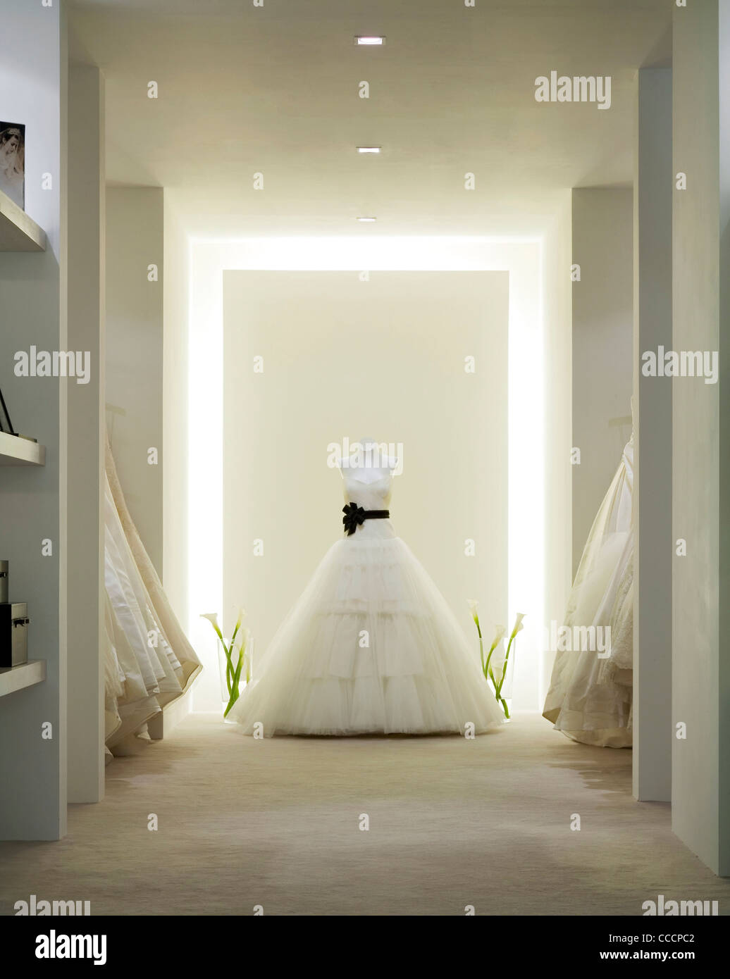 VERA WANG WEDDING SHOP SHOP INTERIOR Banque D'Images