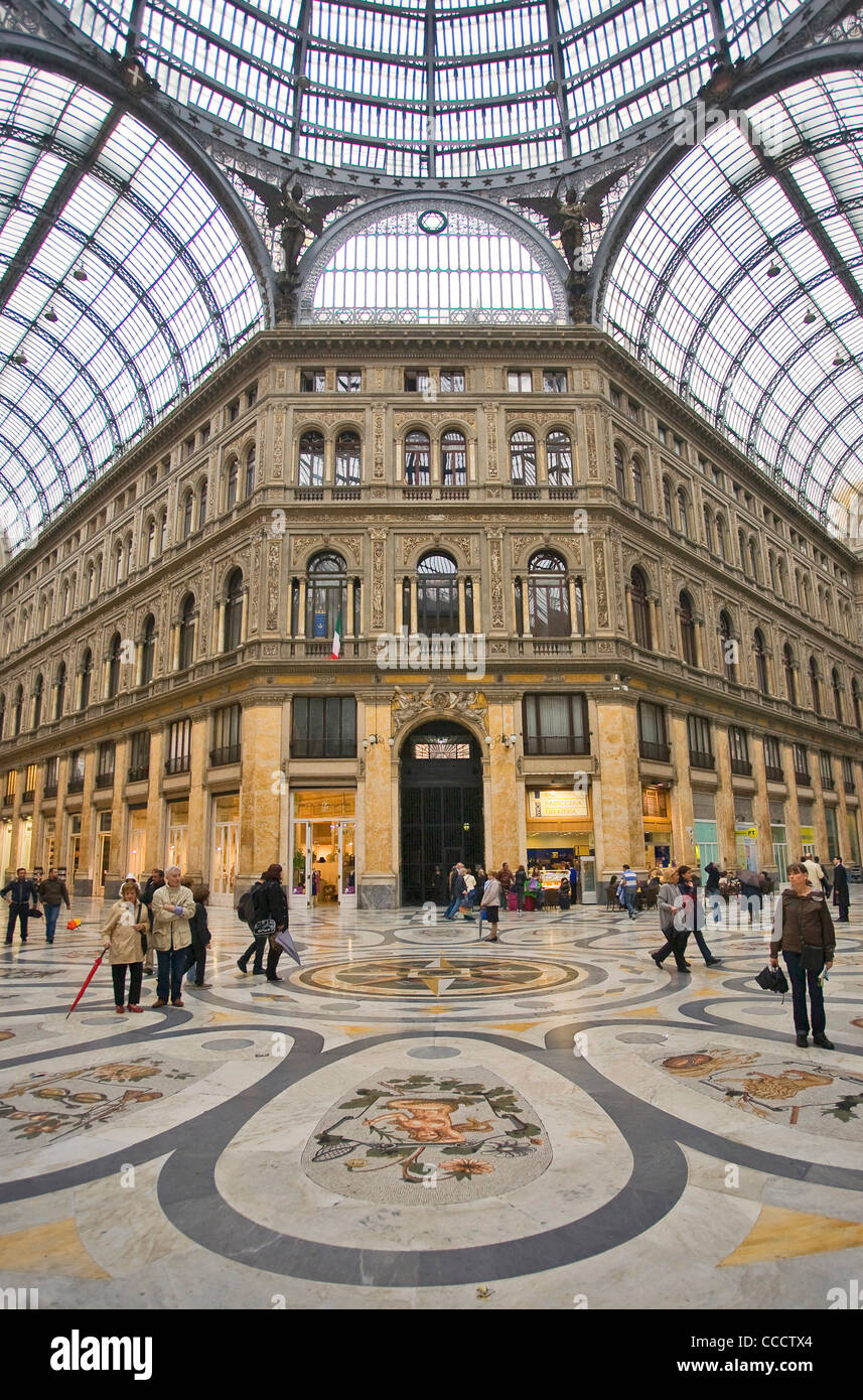 Galerie Umberto,Naples,ville,Campanie Italie,l'Europe. Banque D'Images