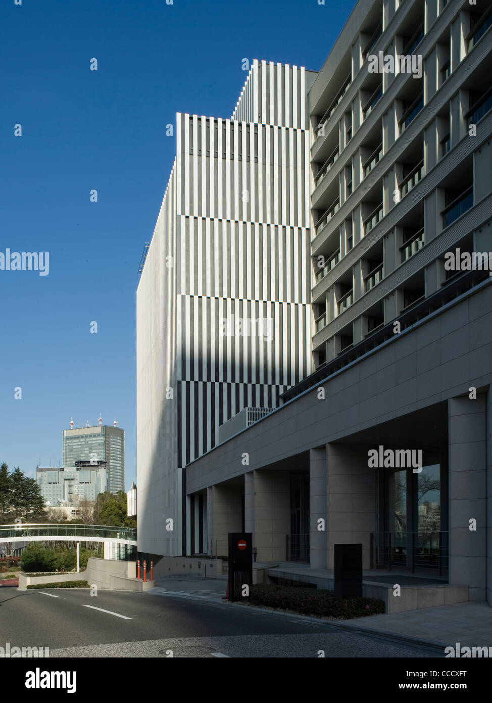 Suntory Museum of art dans l'ensemble Vue extérieure de la rue Tokyo Japon 2010 Banque D'Images