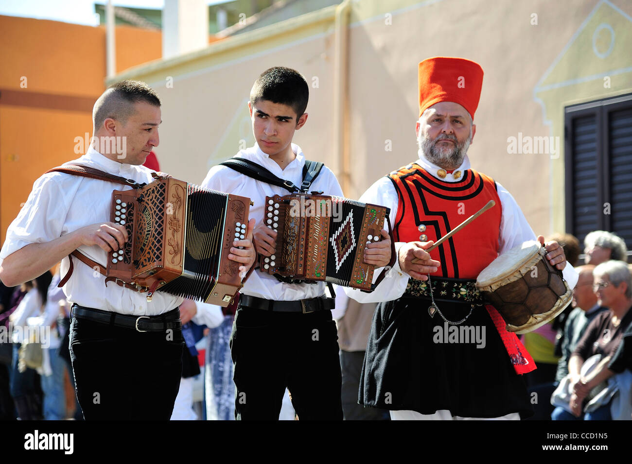 Sagra DEGLI AGRUMI, fête traditionnelle, Cagliari, Sardaigne, Italie, Europe Banque D'Images