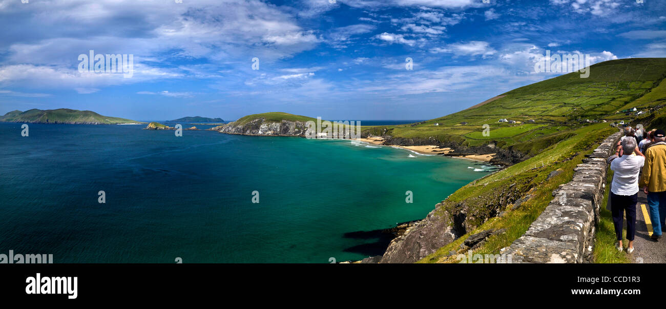 Les îles Blasket, Slea Head, Dingle, comté de Kerry, Irlande Banque D'Images