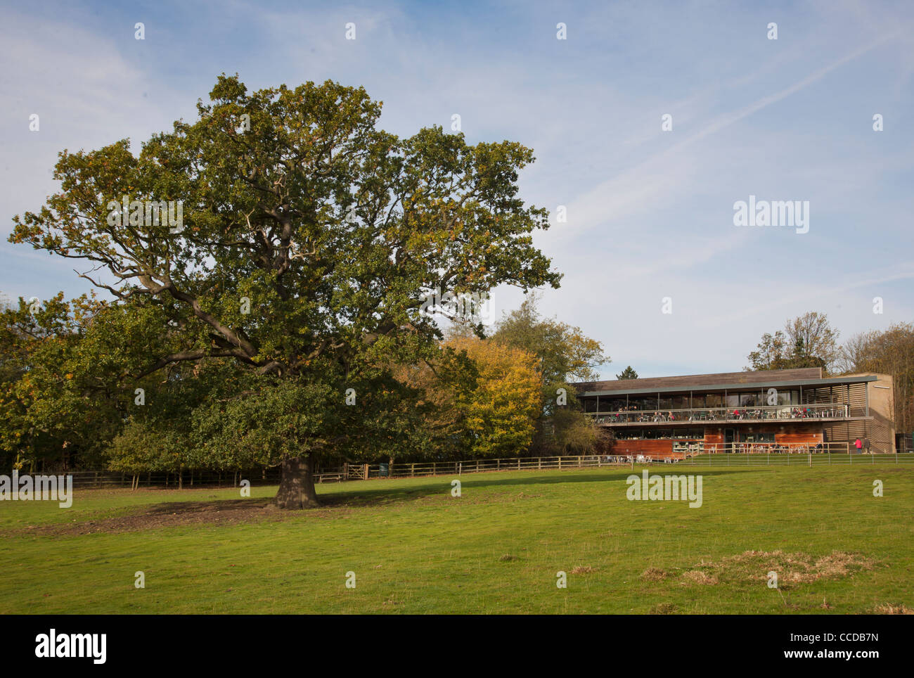 Centre des visiteurs dans le Yorkshire Sculpture Park Banque D'Images