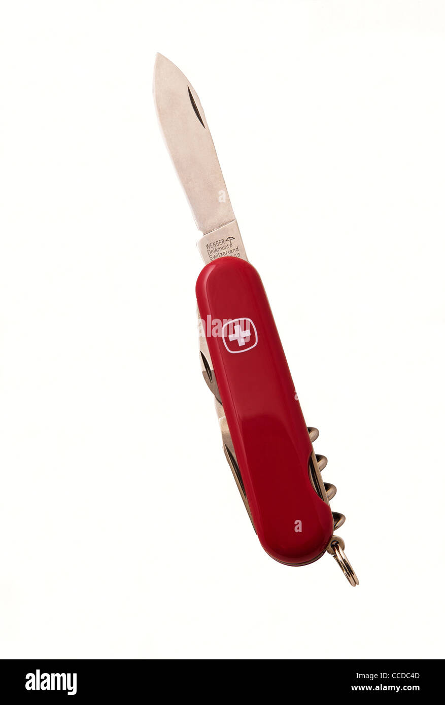 Couteau suisse faite par Wenger. - Modèle Classic 7 Photo Stock - Alamy