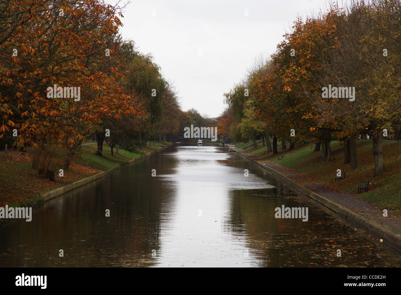Le Canal Militaire Royal de Hythe, dans le Kent Banque D'Images
