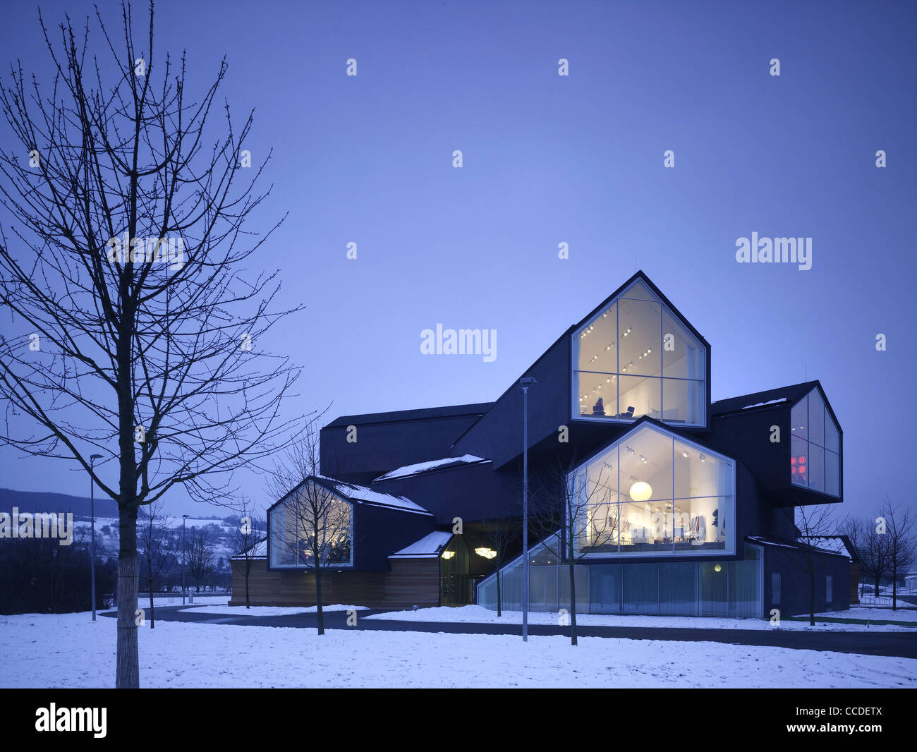 Vitra haus Herzog & de Meuron à Weil am Rhein Allemagne 2010 Banque D'Images