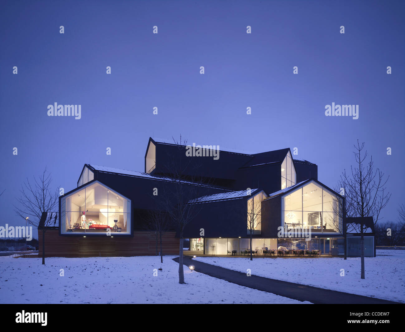 Vitra haus Herzog & de Meuron à Weil am Rhein Allemagne 2010 Banque D'Images