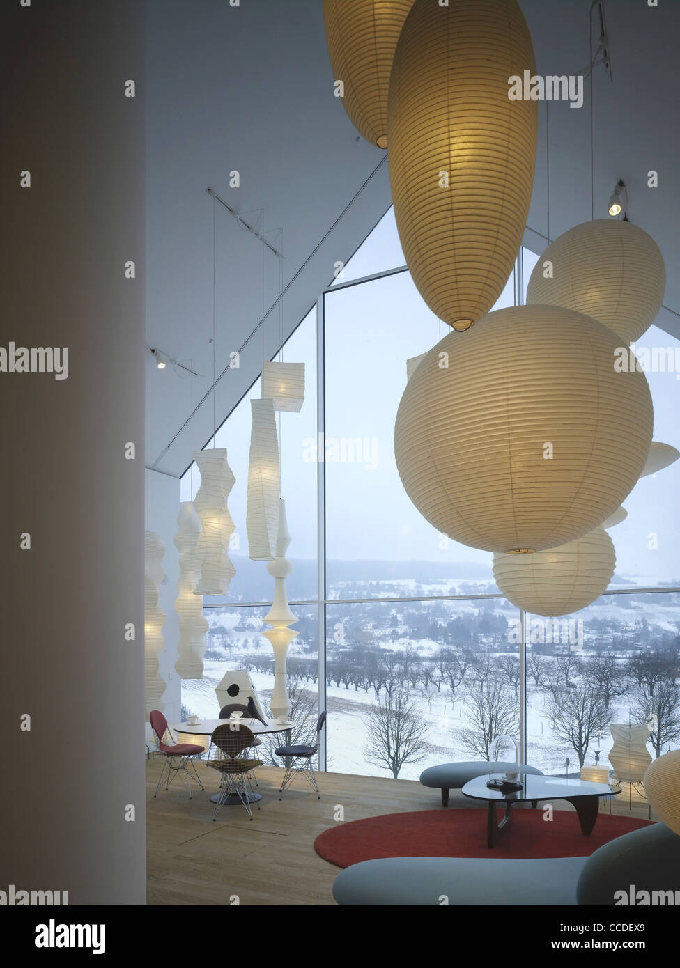 Vitra haus Herzog & de Meuron à Weil am Rhein Allemagne 2010 Banque D'Images