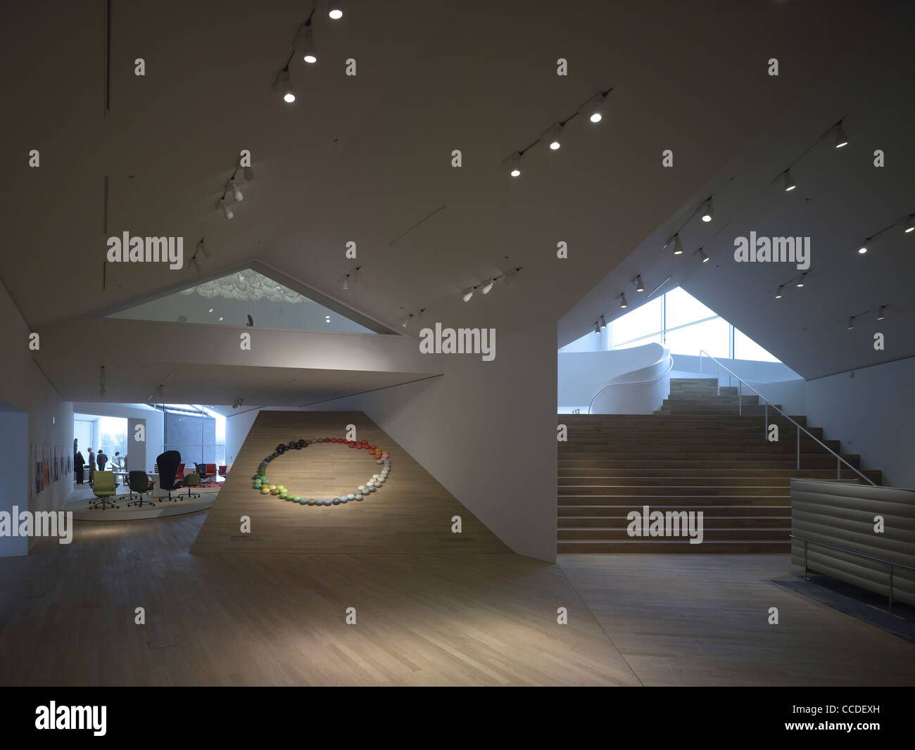 Vitra haus Herzog & de Meuron à Weil am Rhein Allemagne 2010 Banque D'Images