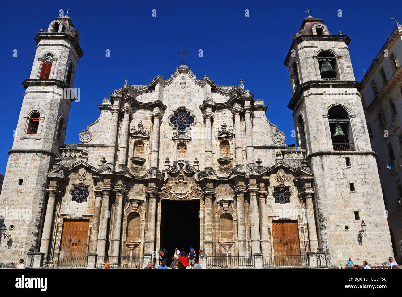 Cathédrale de la Vierge Marie de l'Immaculée Conception, La Havane (La Habana), de Cuba, des Caraïbes. Banque D'Images