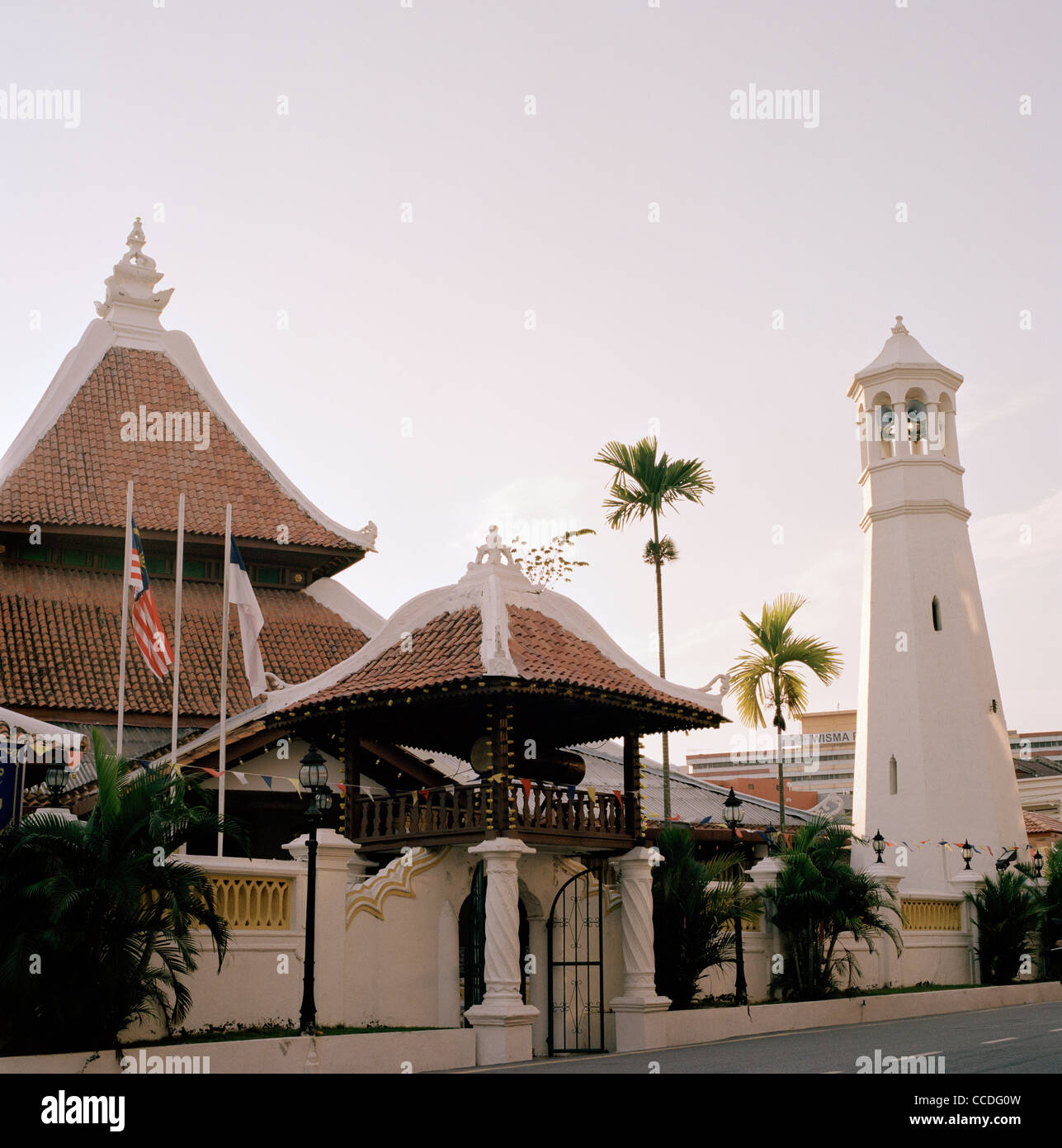 Kampung Hulu Mosque islamique à Malacca Melaka en Malaisie en Extrême-Orient Asie du sud-est. La culture musulmane billet Banque D'Images